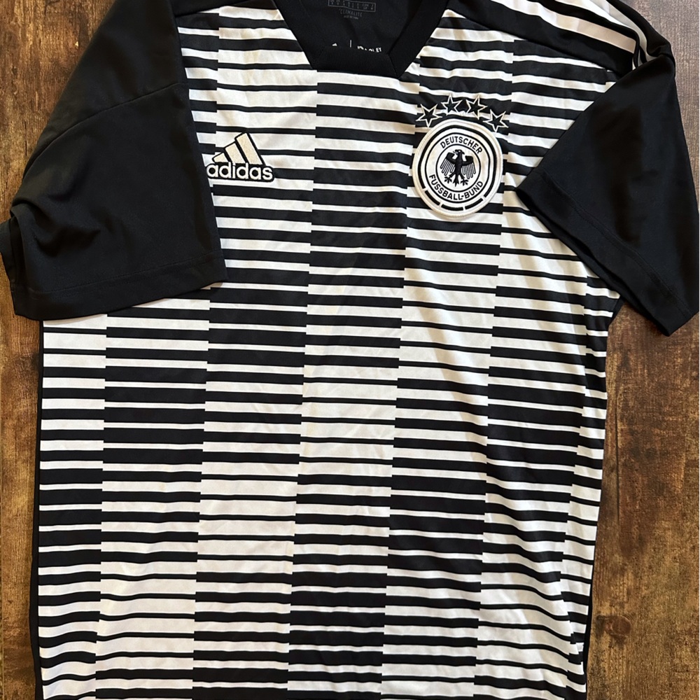 Adidas Parley German soccer Deutscher jersey tee